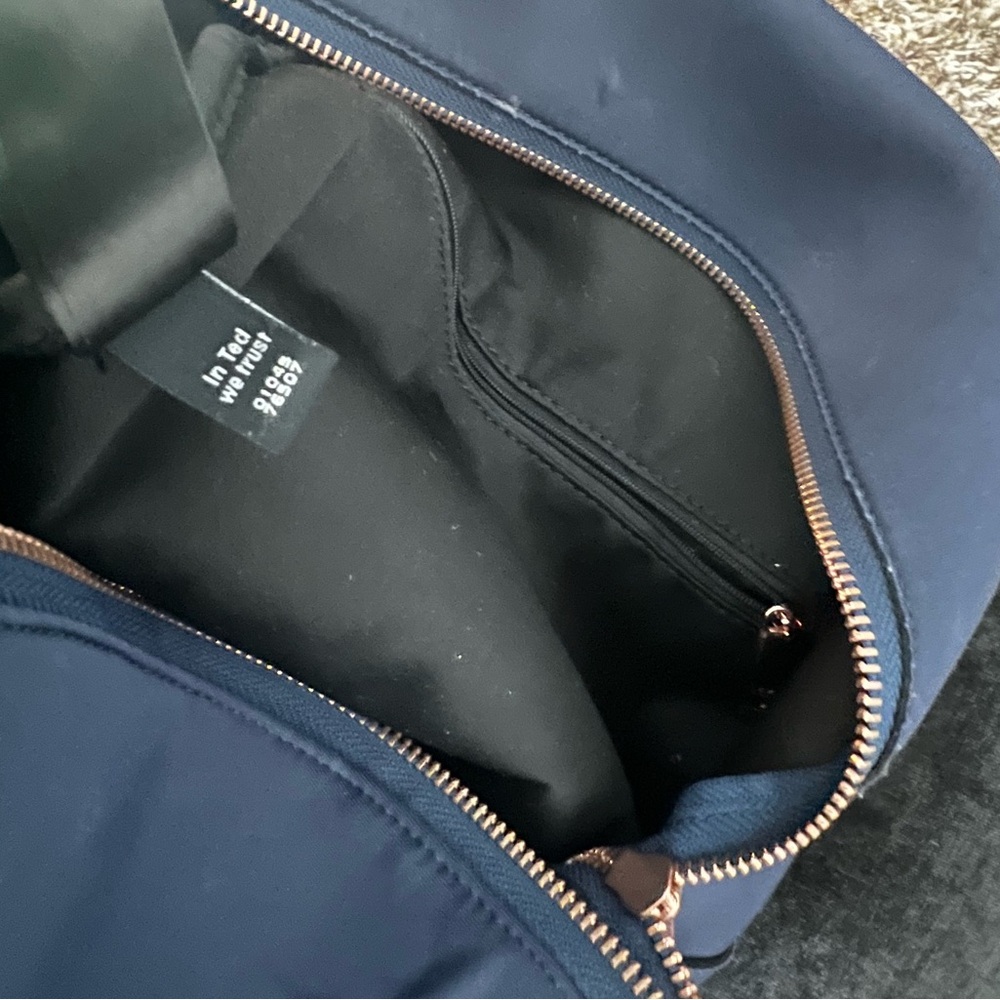 Ted Baker London Navy Ruffle Backpack - Picture 4 of 5